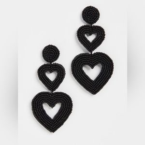 Bauble Bar Vierra Heart Drop Earrings